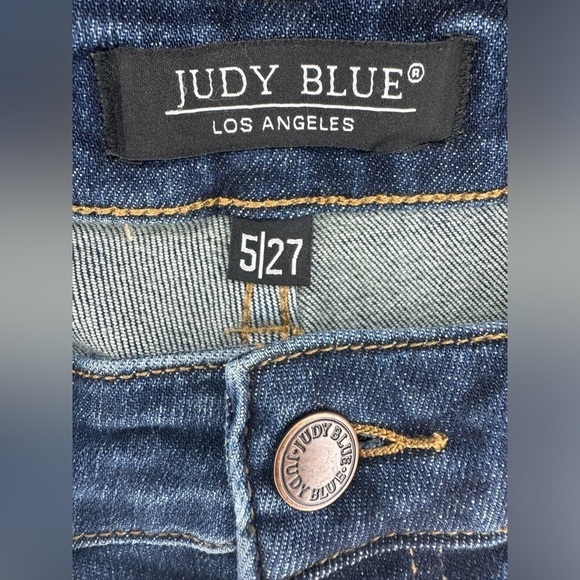Judy Blue High Rise Straight Leg Cropped Jeans Size 27 - Picture 11 of 13
